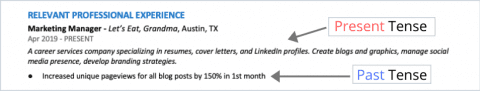 Should Your Resume Be In Past or Present Tense? | Let's Eat, Grandma