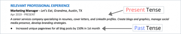 Should Your Resume Be In Past or Present Tense? | Let's Eat, Grandma