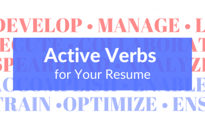 Step Up Your Game by Using Resume Action Words