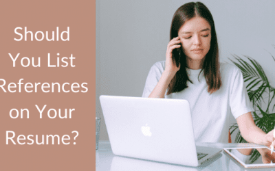 Should You Be Listing References on Your Resume?