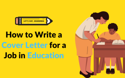 How to Write a Cover Letter for a Job in Education