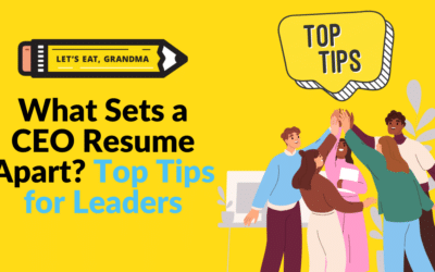 What Sets a CEO Resume Apart? Top Tips for Leaders